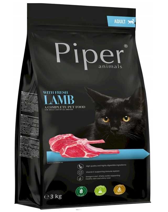 Karma sucha Dolina Noteci Piper dla kota z jagnięciną 3 kg