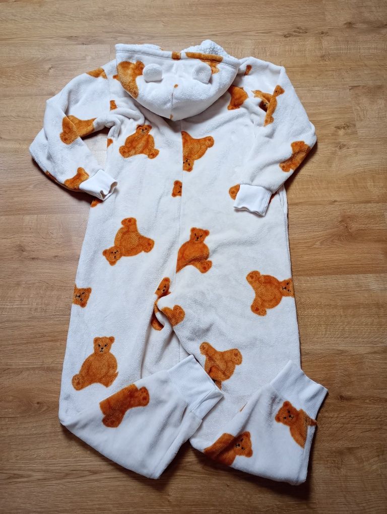 Miś piżama w misie kombinezon onesie