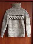 Wełniany gruby sweter