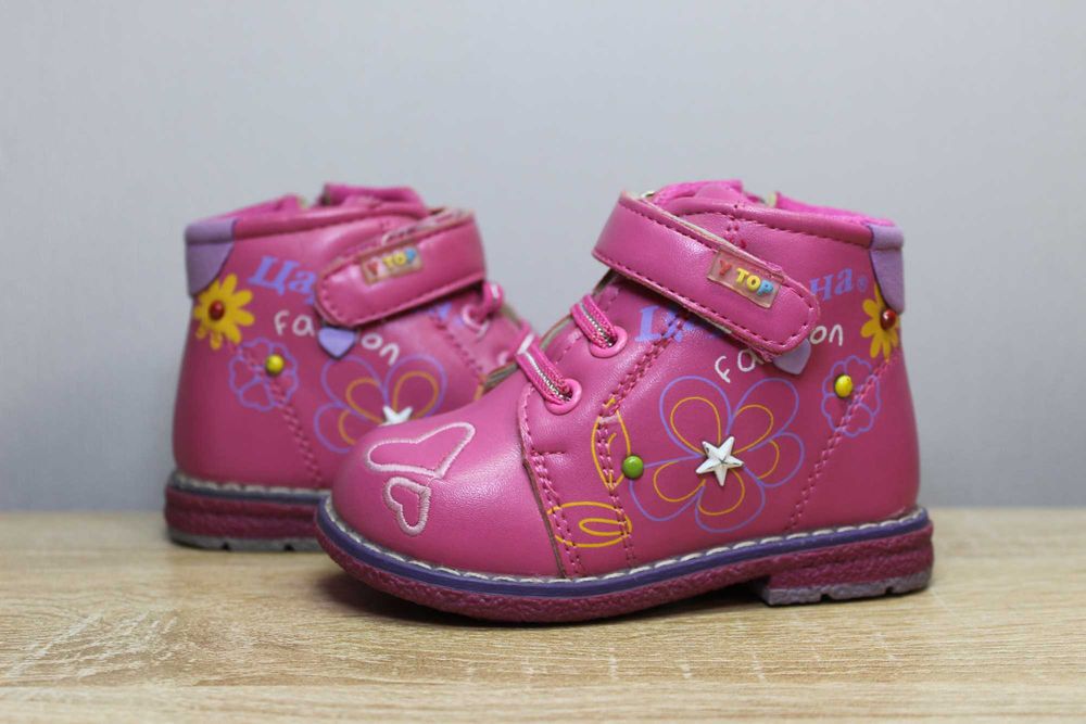 Дитячі демісезонні черевики Y.TOP (розмір 22 – устілка 13.5 см)