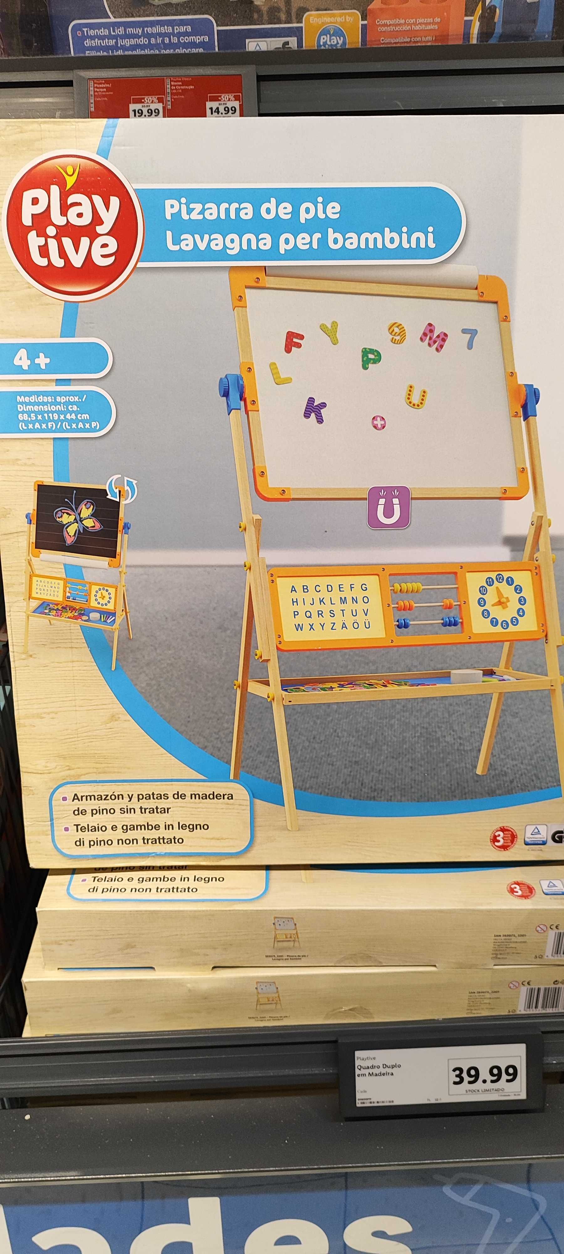 Brinquedo quadro ardosia e magnético para crianças