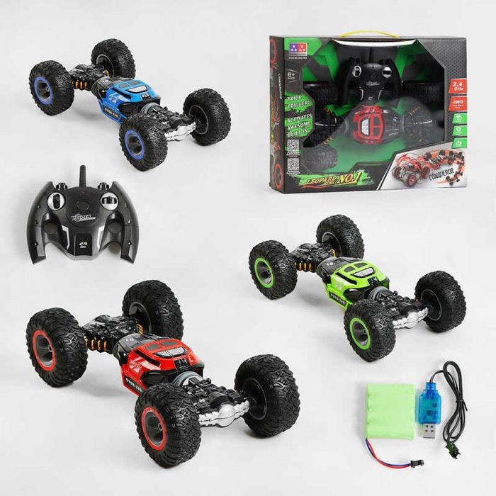 Радиоуправляемая Трюковая машинка перевертыш трансформер вездеход/2169