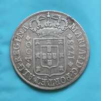 CRUZADO NOVO (480 réis) 1798 - D. MARIA I - prata - PORTES GRÁTIS