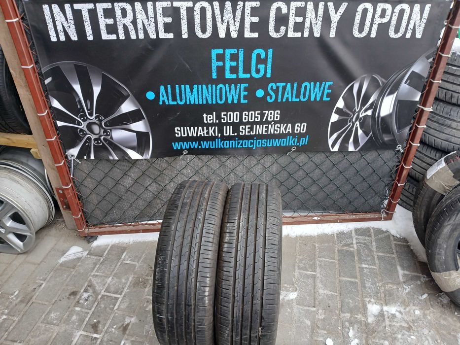 2x używane opony letnie 205/60 R16 Continental 2022r Montaż GWARANCJA
