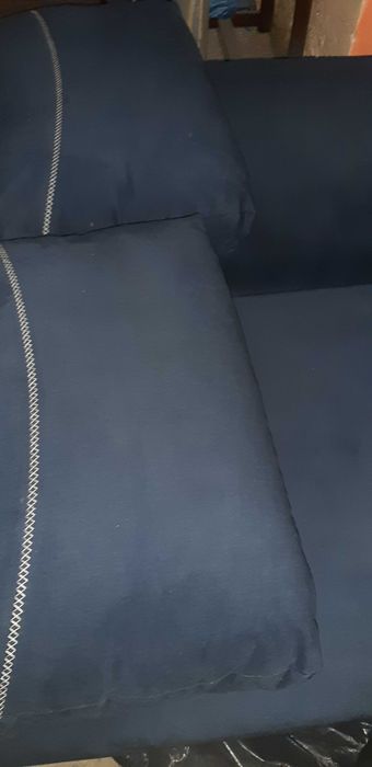 Sofa kanapa wersalka rozkładana granatowa