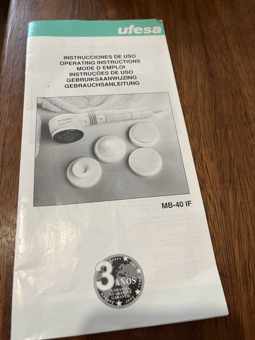 Massagador Ufesa infravermelhos