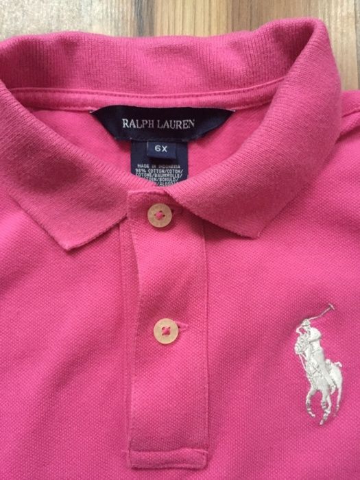 Ralph Lauren polówka dziewczęca oryginał 6-7 lat