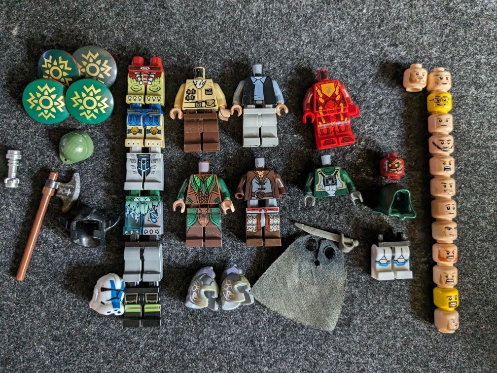 Lego mix części figurek star wars lord od the rings
