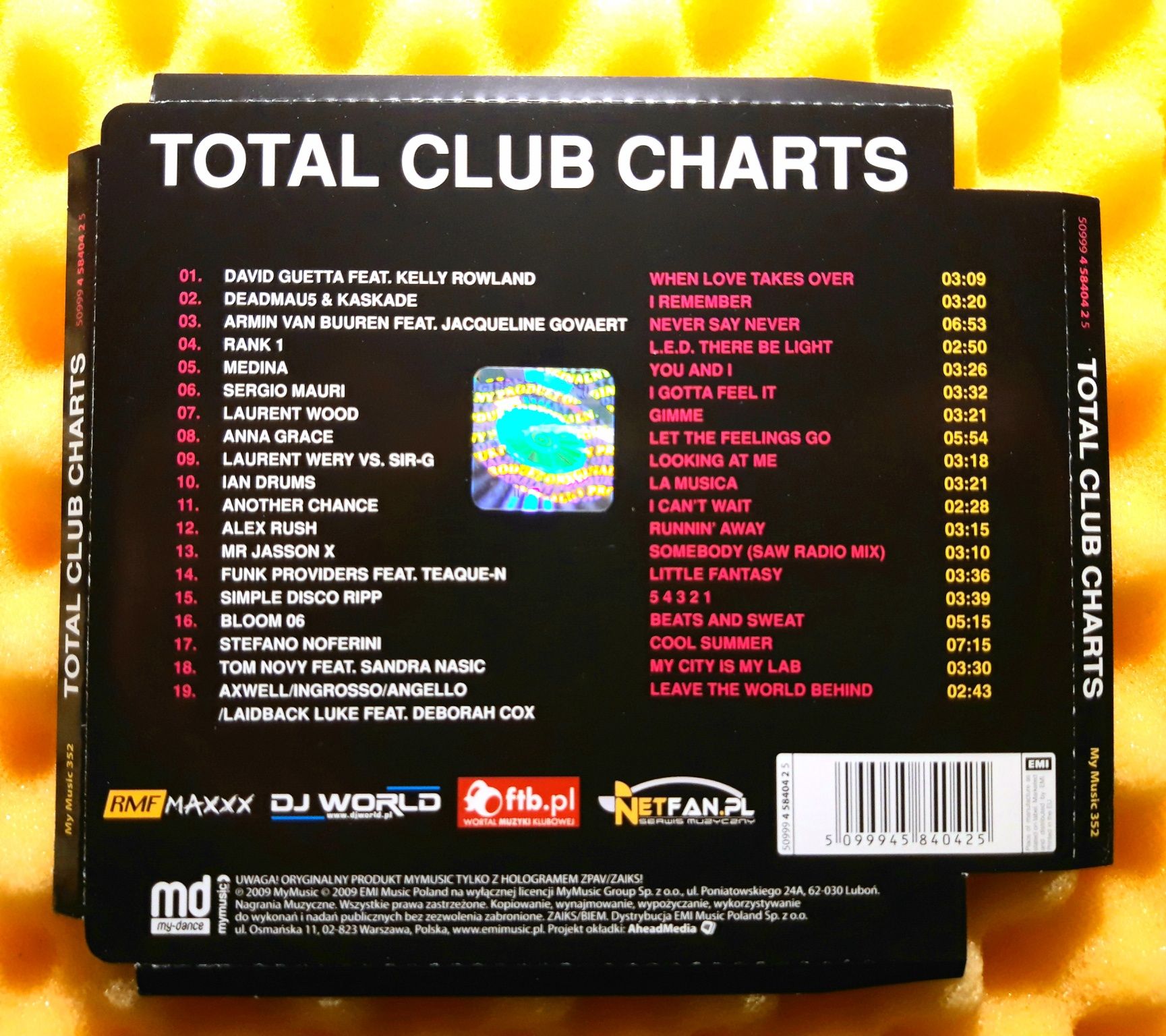 Total Club Charts (CD, 2009)