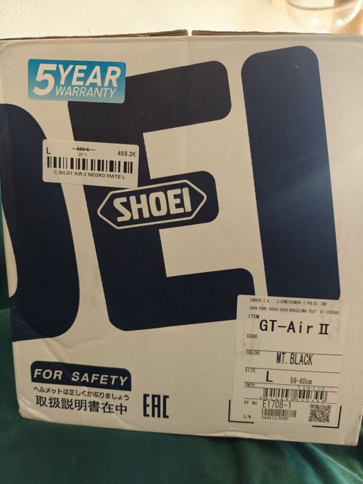 Shoei GT Air II - Novo L