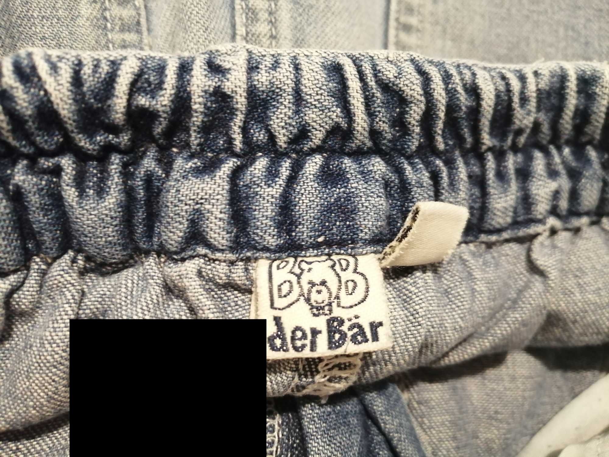 Krótkie spodenki dżinsowe chłopięce, der bar, 104, 2,5-3 lata (Odzież)