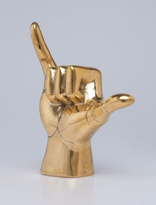 Rzezba, ozdoba dloń, znak Shaka, 1 kg