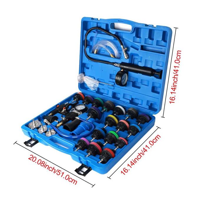 Profesjonalny tester ciśnienia chłodnicy + odpowietrznik płynu