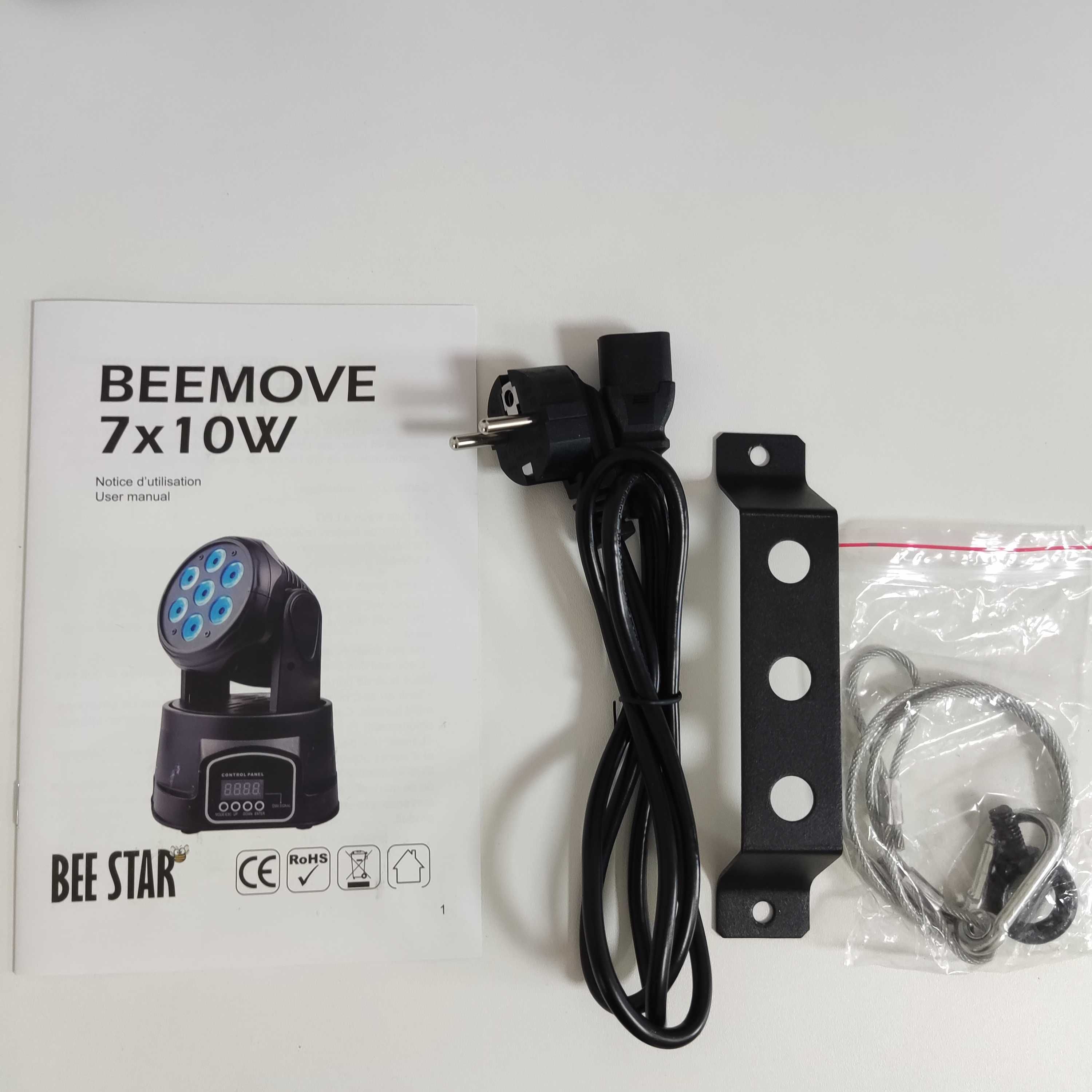 WASH LED - 7*10W DMX - Beemove Wash LED