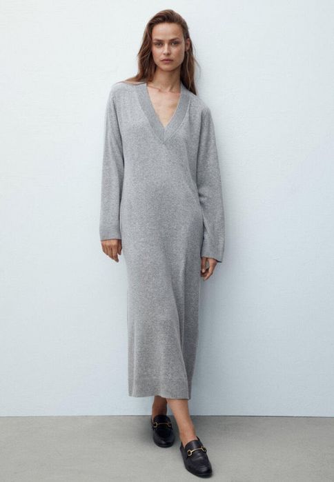 Платье Massimo Dutti кашемир шерсть