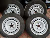 4x Koła 16 VW Transporter T5 T6 + opony letnie 205/65/16C Continental