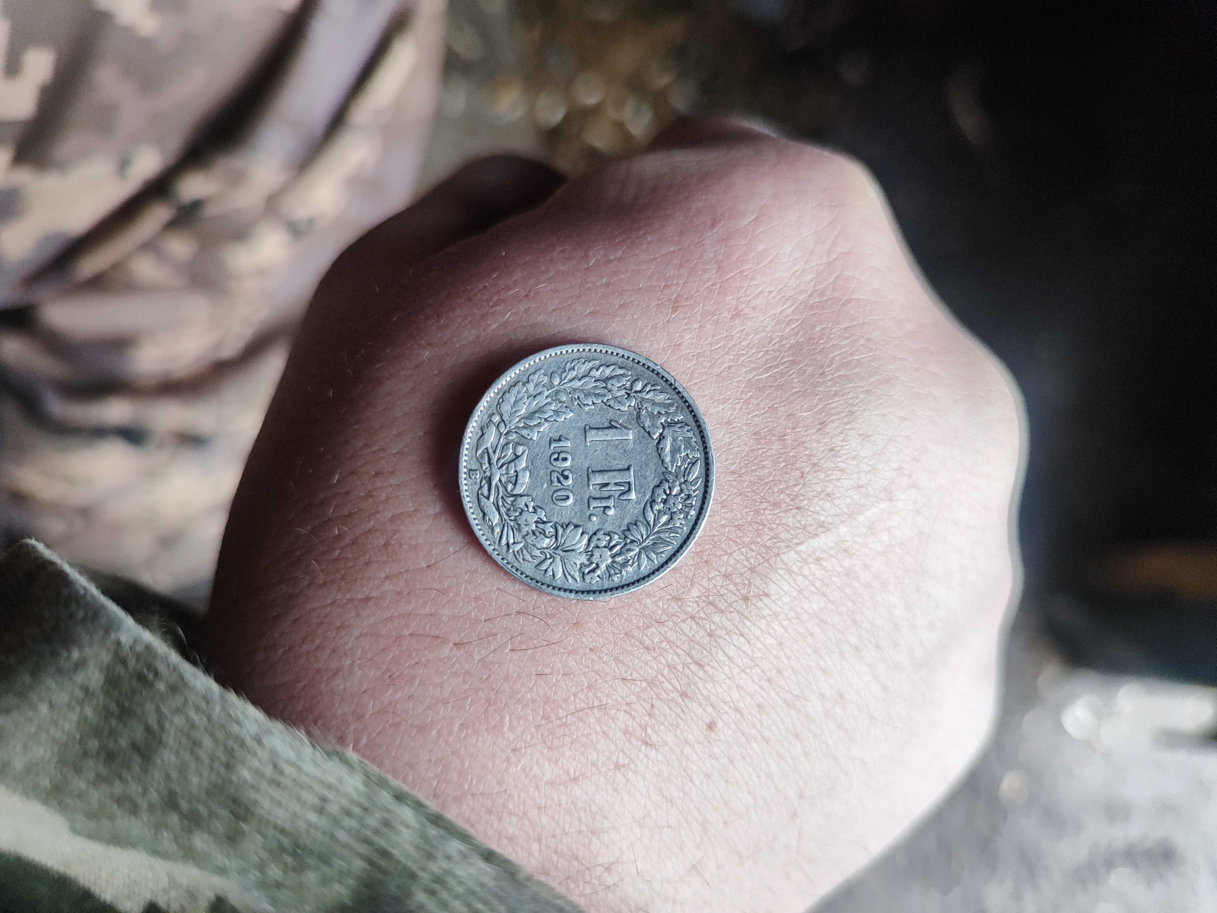 Стара монета, 1 франк