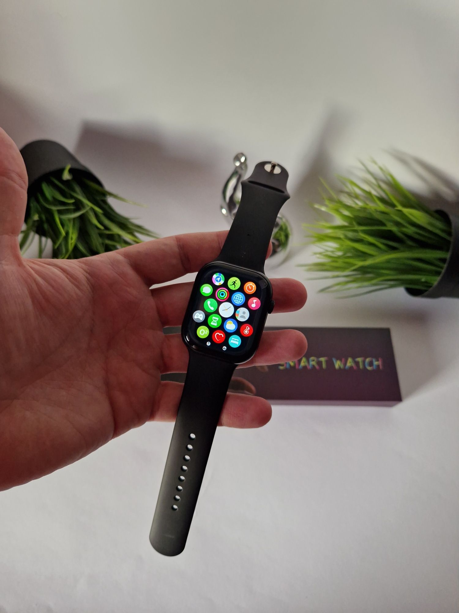 Smartwatch pełny, nowy komplet mikrowear 9