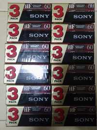 36 Cassetes K7 Áudio Sony HF Novas Seladas