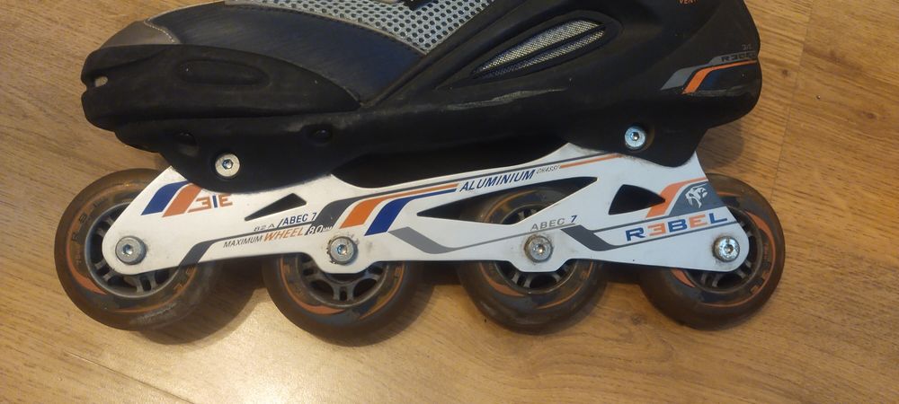 Rolki łyżworolk Rebel aluminium r 46  80mm