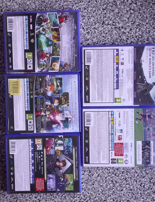 Conjunto de 5 jogos Playstation 4