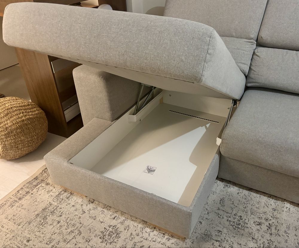 Sofá 3 lugares com chaise longue - ISTABY - IKEA