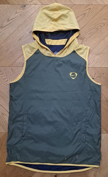 Bezrękawnik męski Nike L żółty khaki