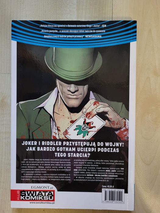 Batman Wojna żartów z zagadkami tom 4 DC Odrodzenie