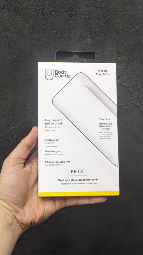 Захисне скло Google Pixel 6 Pro BodyGuardz PRTX защитное стекло плівка