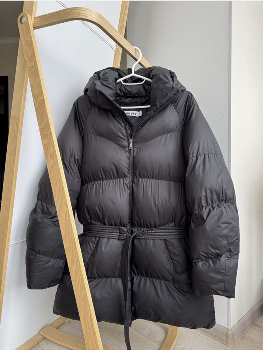 Куртка пуфер чорна