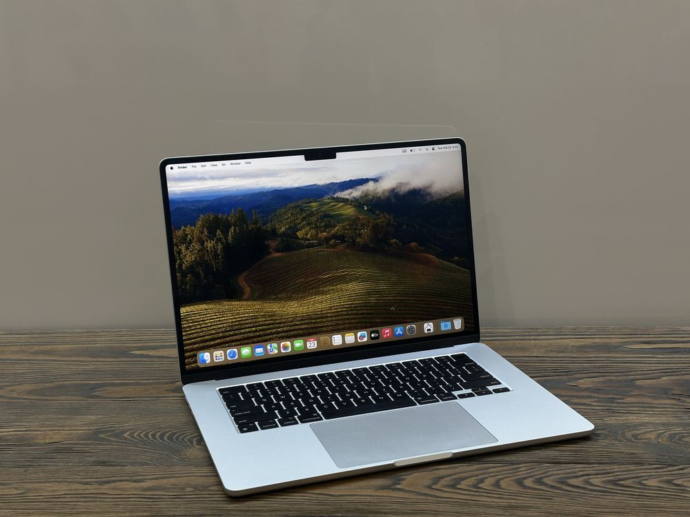 MacBook Air 15" M3 2024 Silver 16/256 Gb (MC9E4) Магазин Гарантія