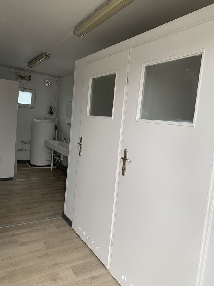 Kontener Biurowy Sanitarny zaplecze sanitarne umywalnia WC