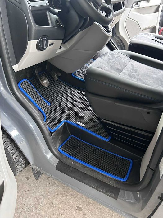 Коврики в салон EVA Ворсовые Резина Volkswagen T5 T6 Фольксваген Т5 Т6