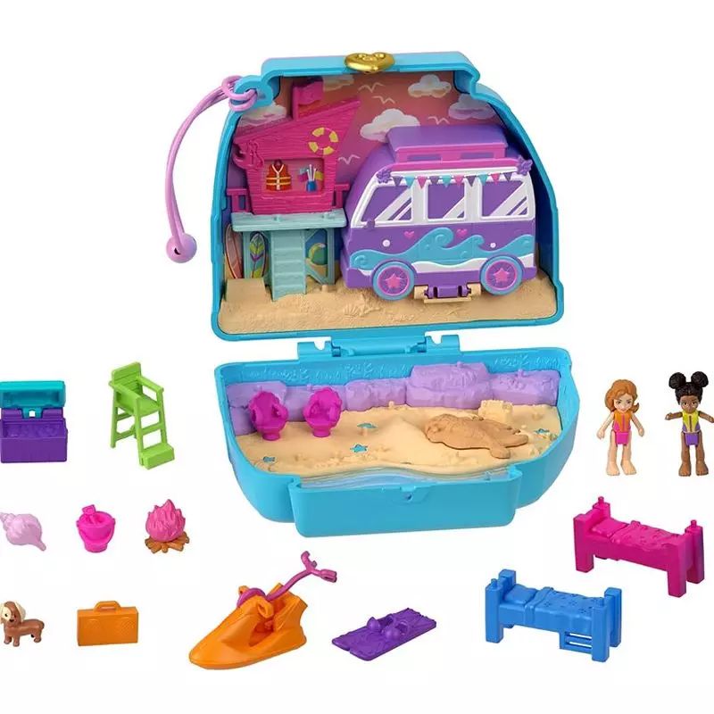 Polly Pocket. HRD36 Zestaw plażowy szczeniaczek