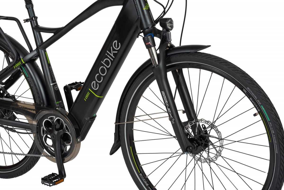 Rower elektryczny EcoBike X-CROSS BLACK 28" -17,5Ah-