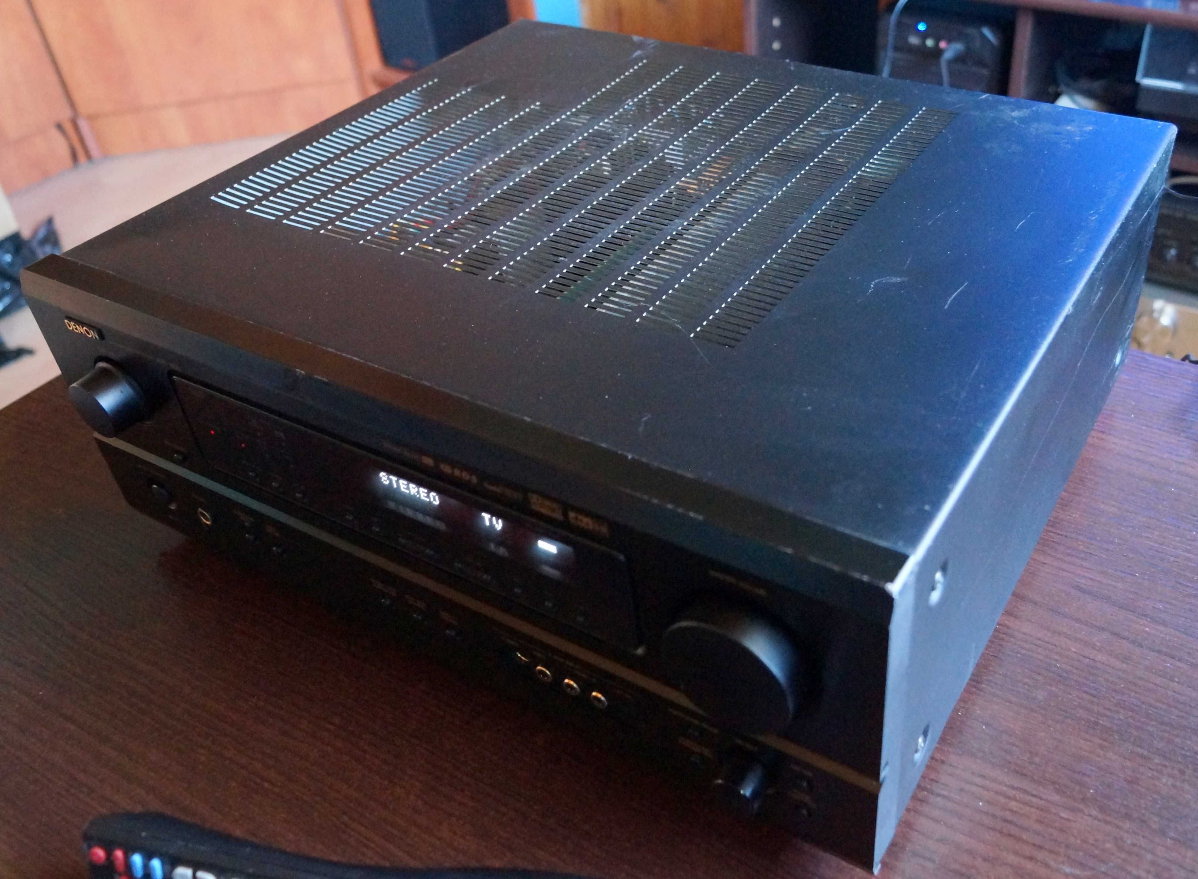 Mocny amplituner Denon Avr 1803 oryginalny pilot wysyłka