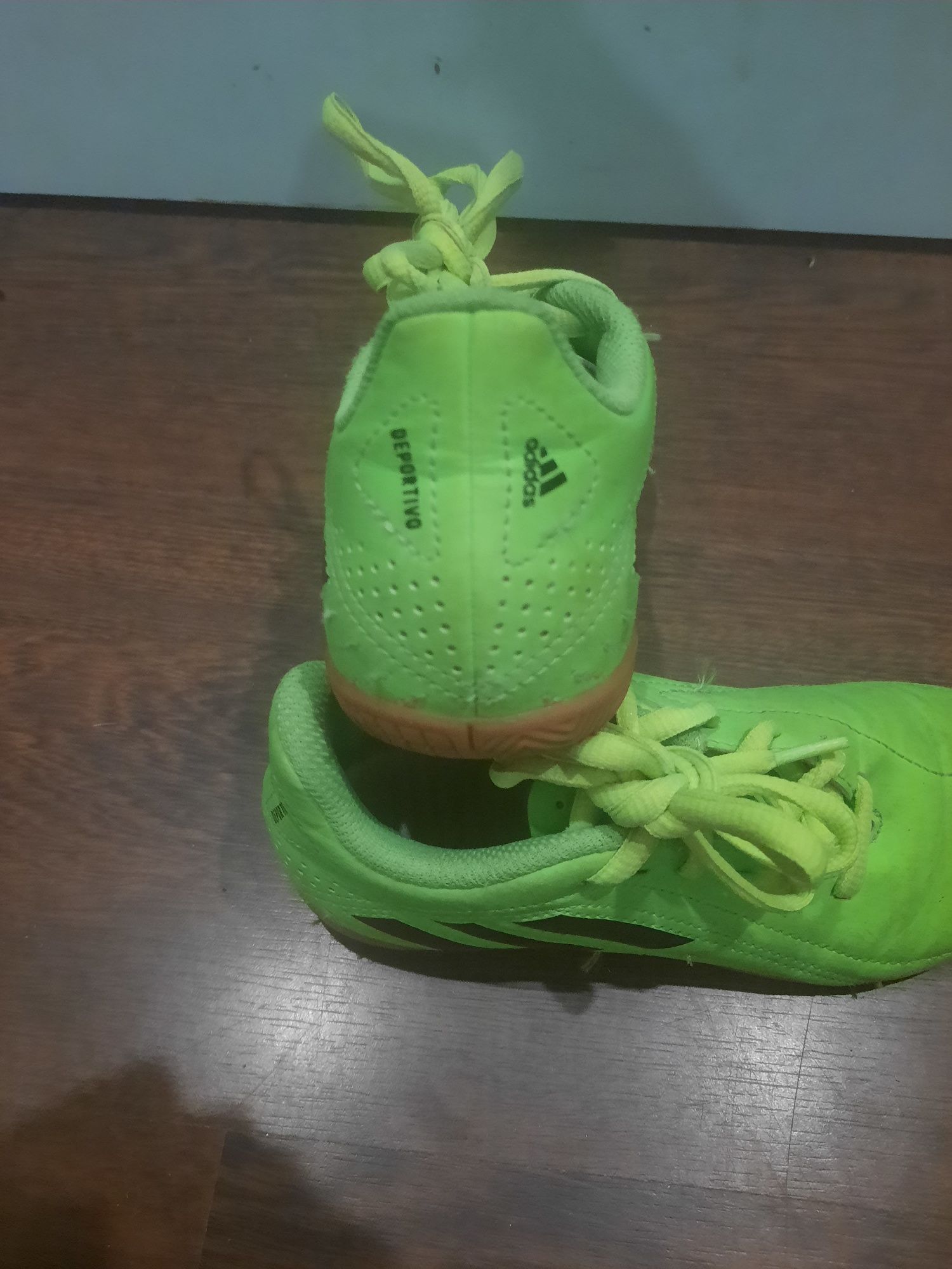 Sapatilhas futsal adidas verde