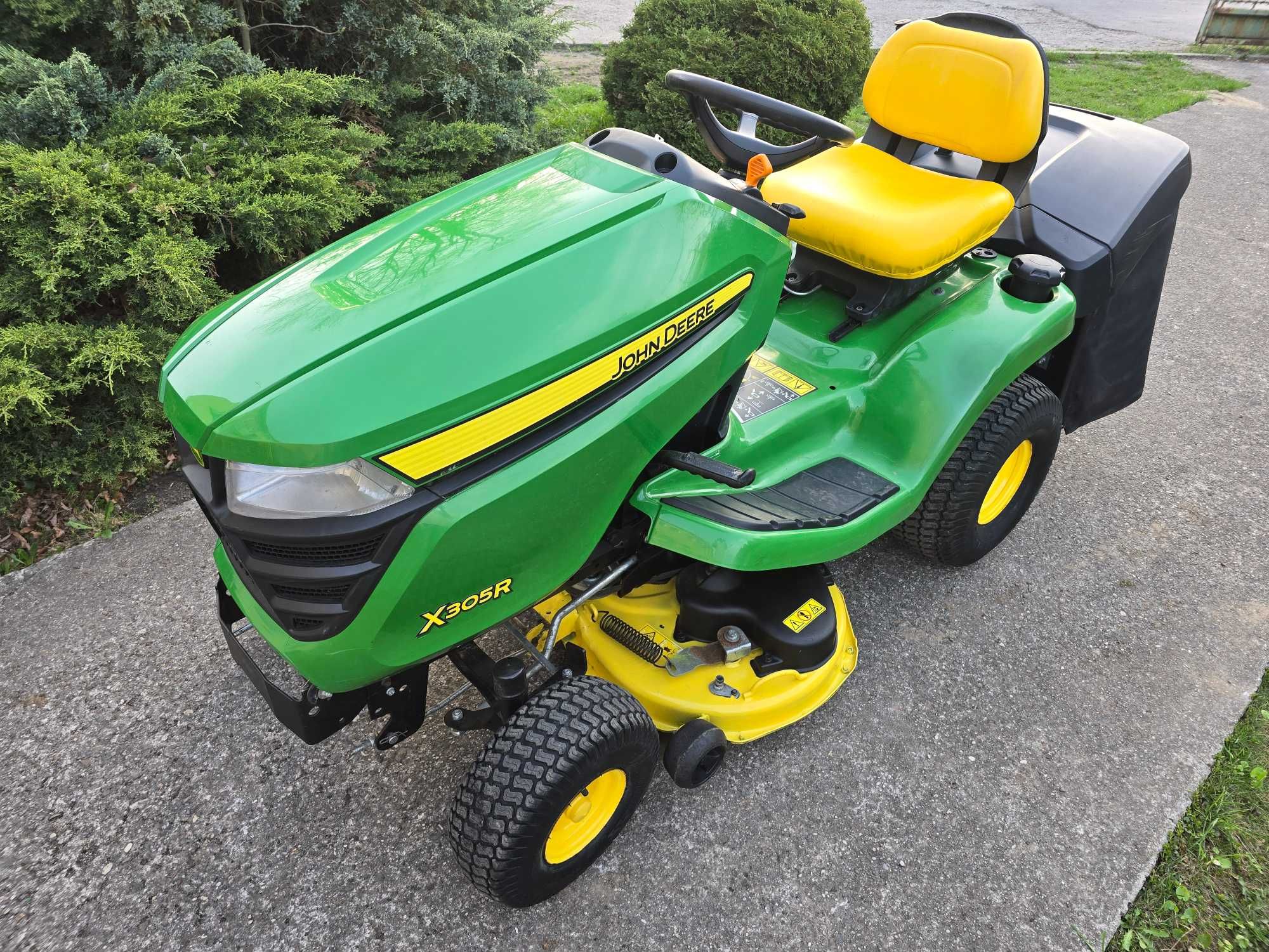 Traktorek kosiarka John Deere X305R 20KM v-ka Kawasaki Oryginał Stan