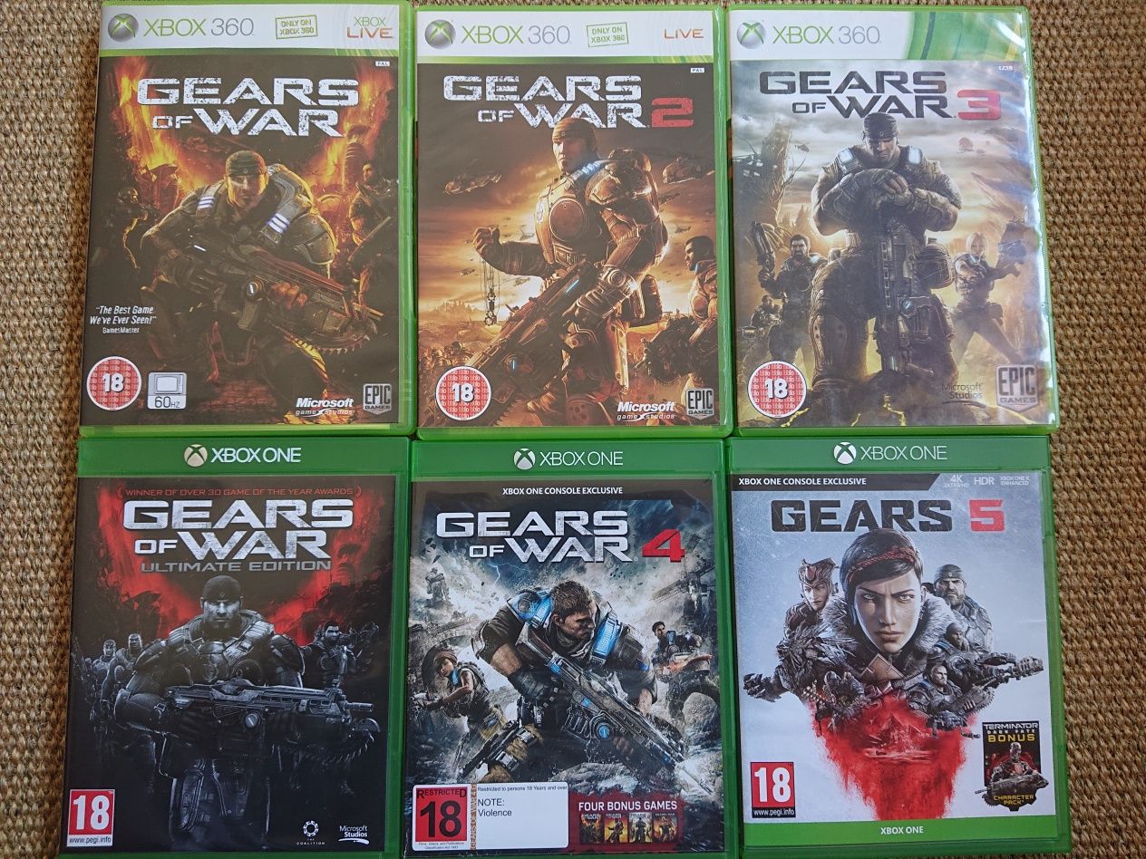 Jogos xbox Call of Duty Control Gears Crysis Everspace Splinter Cell