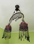 vintage! oryginalna orientalna lampa żyrandol indyjski