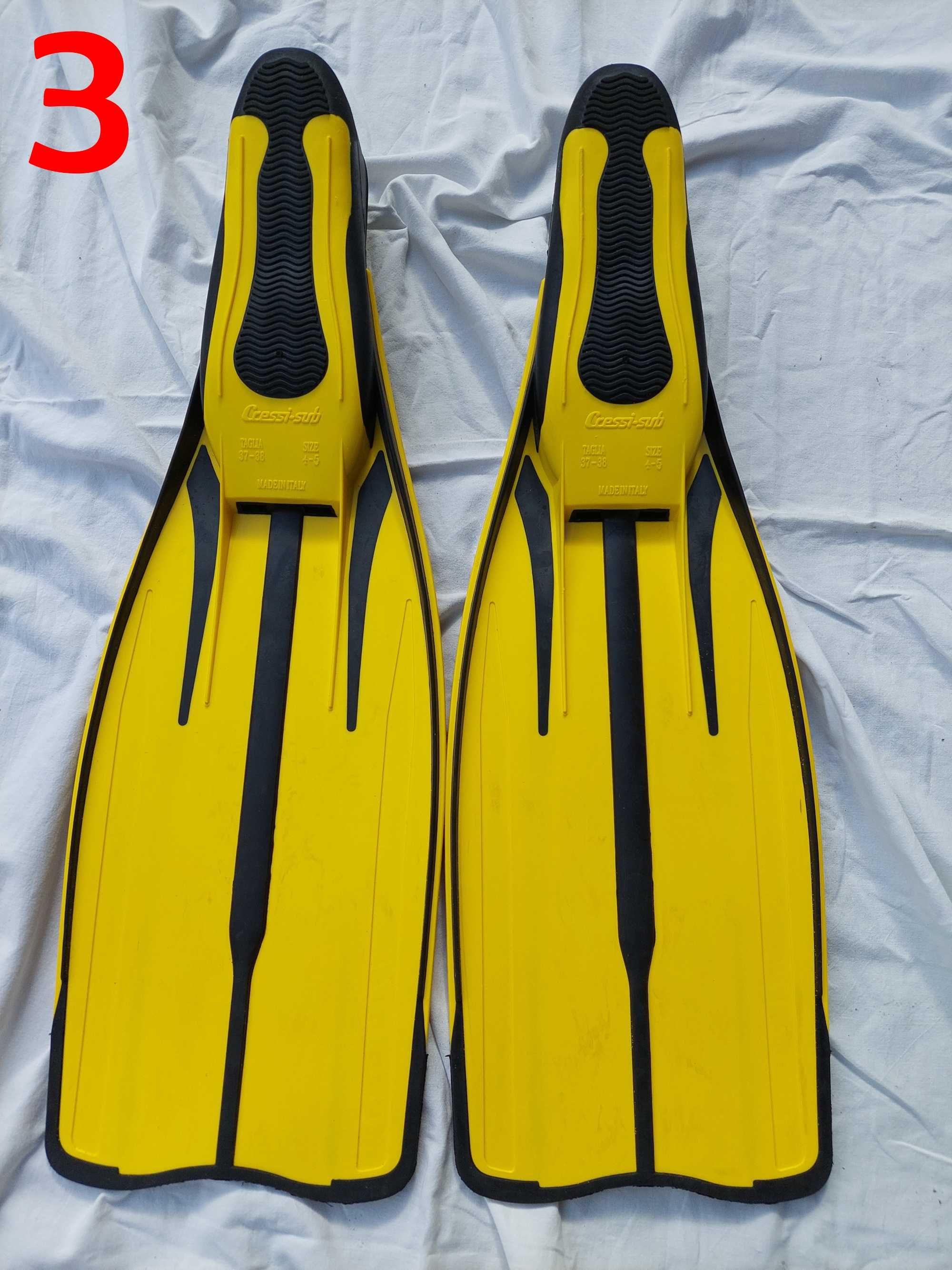 Várias Barbatanas de Mergulho Cressi Rondine, 2000 HF, Pro Star