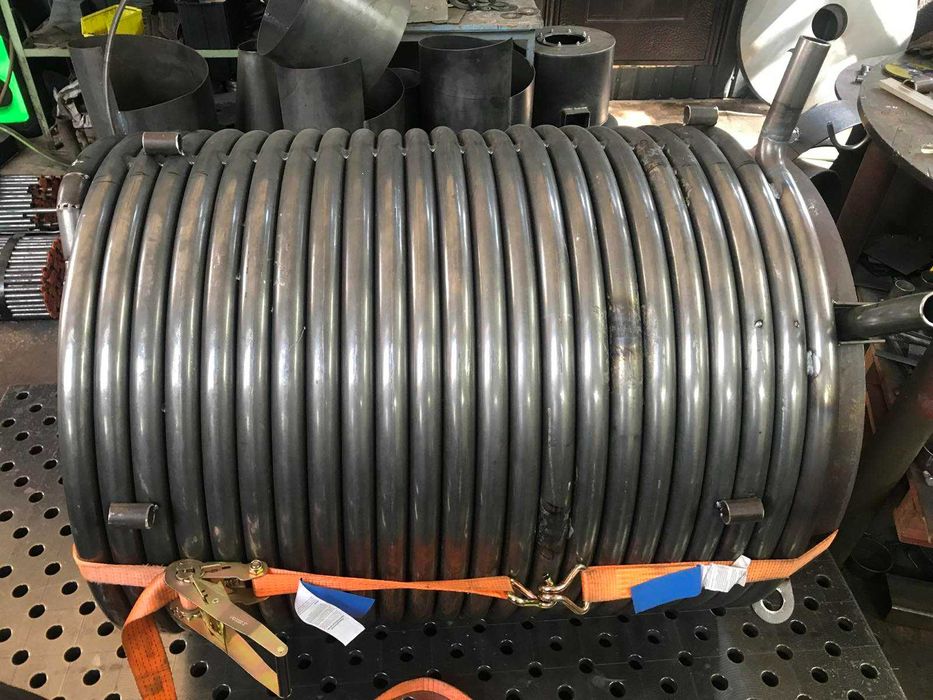 Теплообменник, Змеевик, спираль, трубный пучок