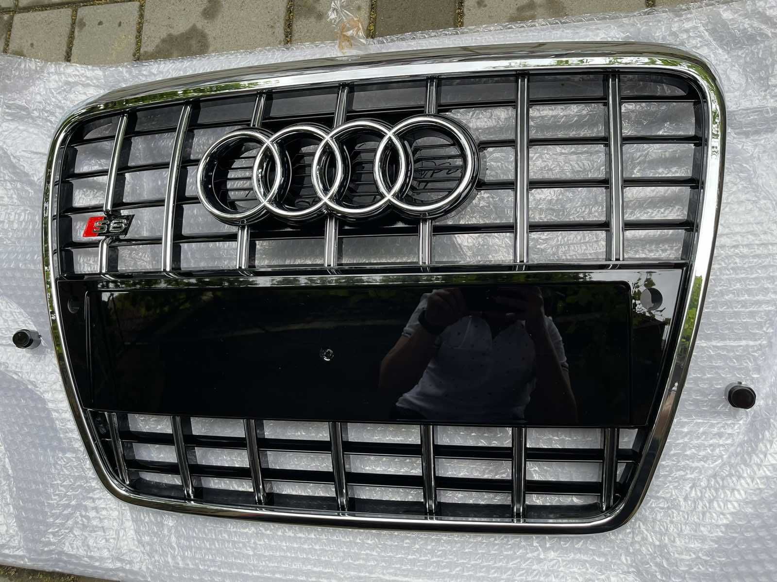 Решетка радиатора Audi A6 C6 (05-11) тюнинг решітка S6