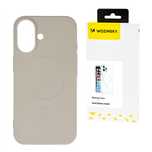 Etui case na Samsung Galaxy S25+ Liquid Silicone Case MagSafe - beżowe