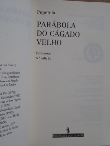 Parábola do Cágado Velho de Pepetela