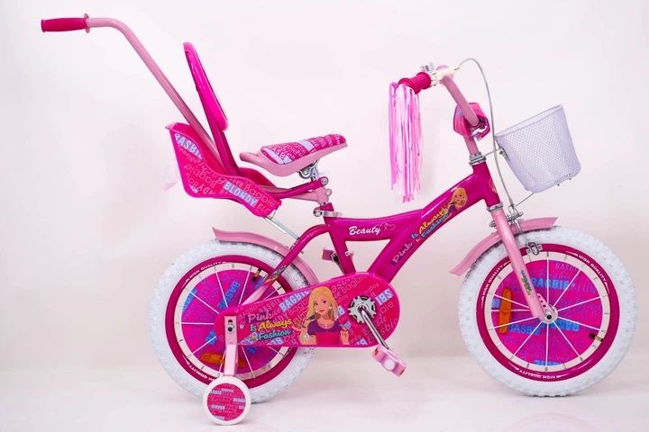Дитячий велосипед з батьківською ручкою, для дівчинки