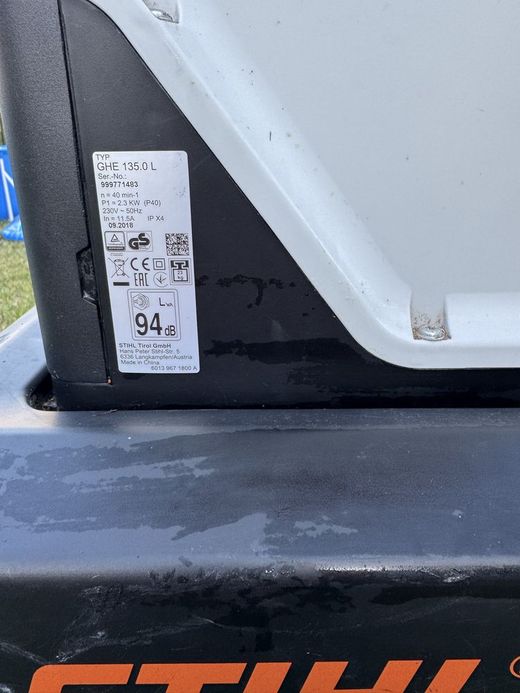 Rozdrabniacz do gałęzi STIHL GHE 135 L
