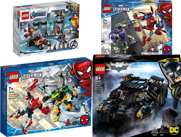LEGO Super Heroes 76167, 76198, 76219, 76239