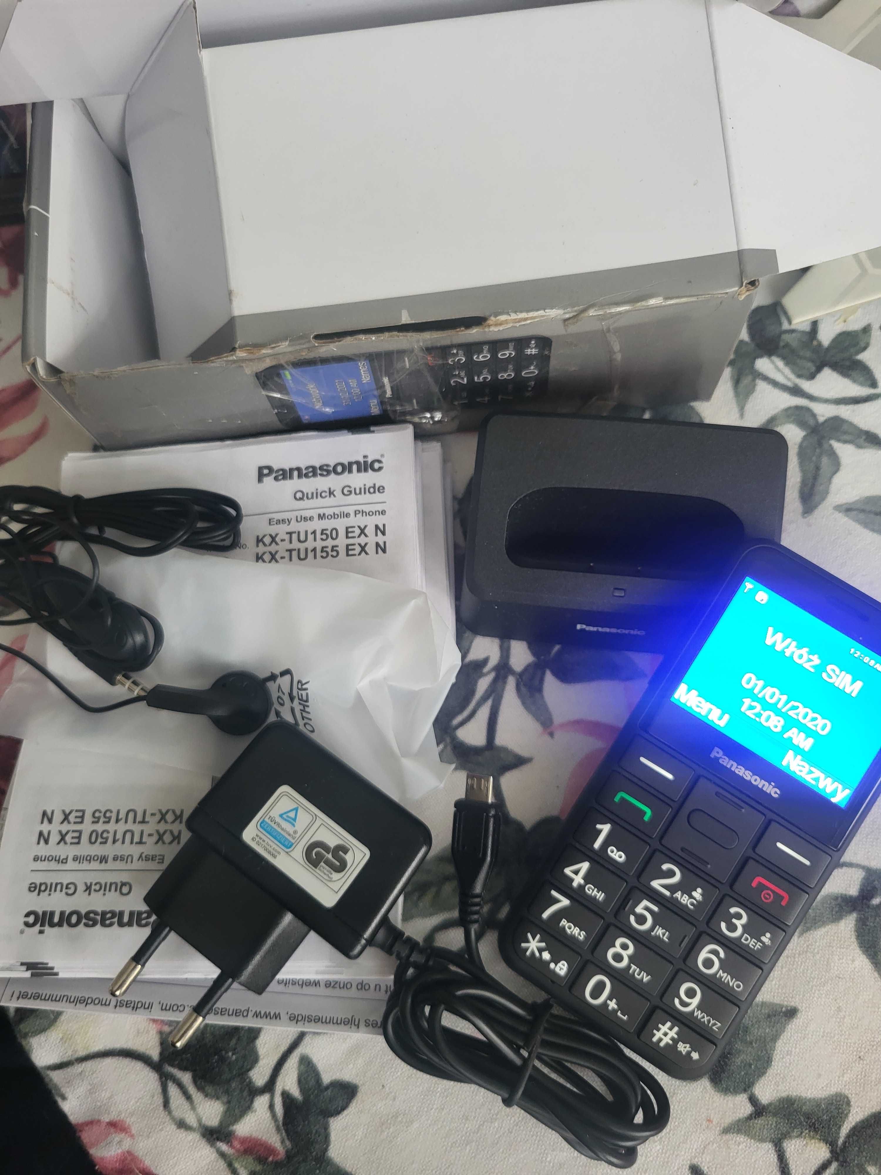 Telefon dla seniora Panasonic KX-TU150 EXBN