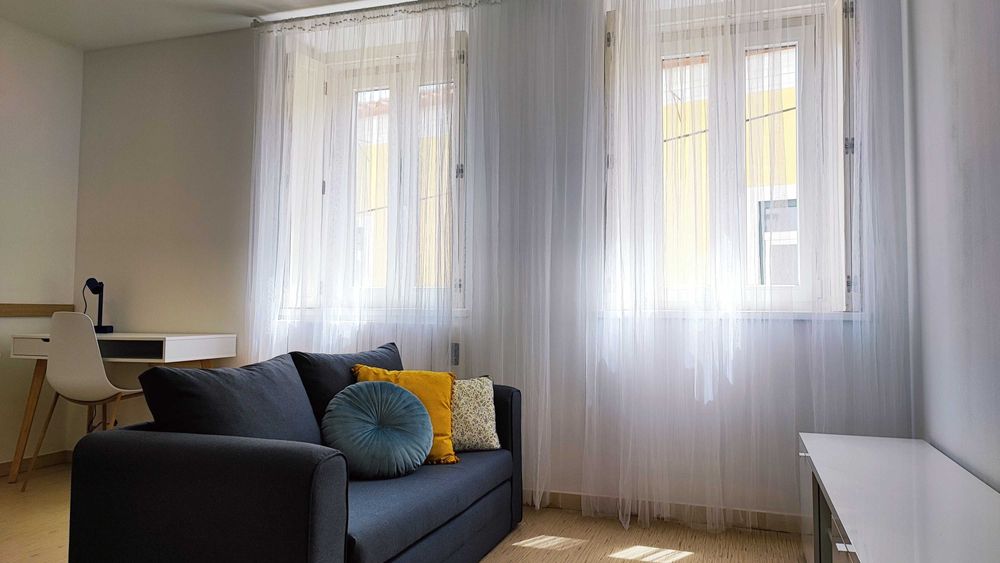 T0 mobilado e equipado Centro Histórico Leiria